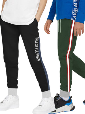 Pack Of 2 Slim Fit Jogger Trouser For Kids