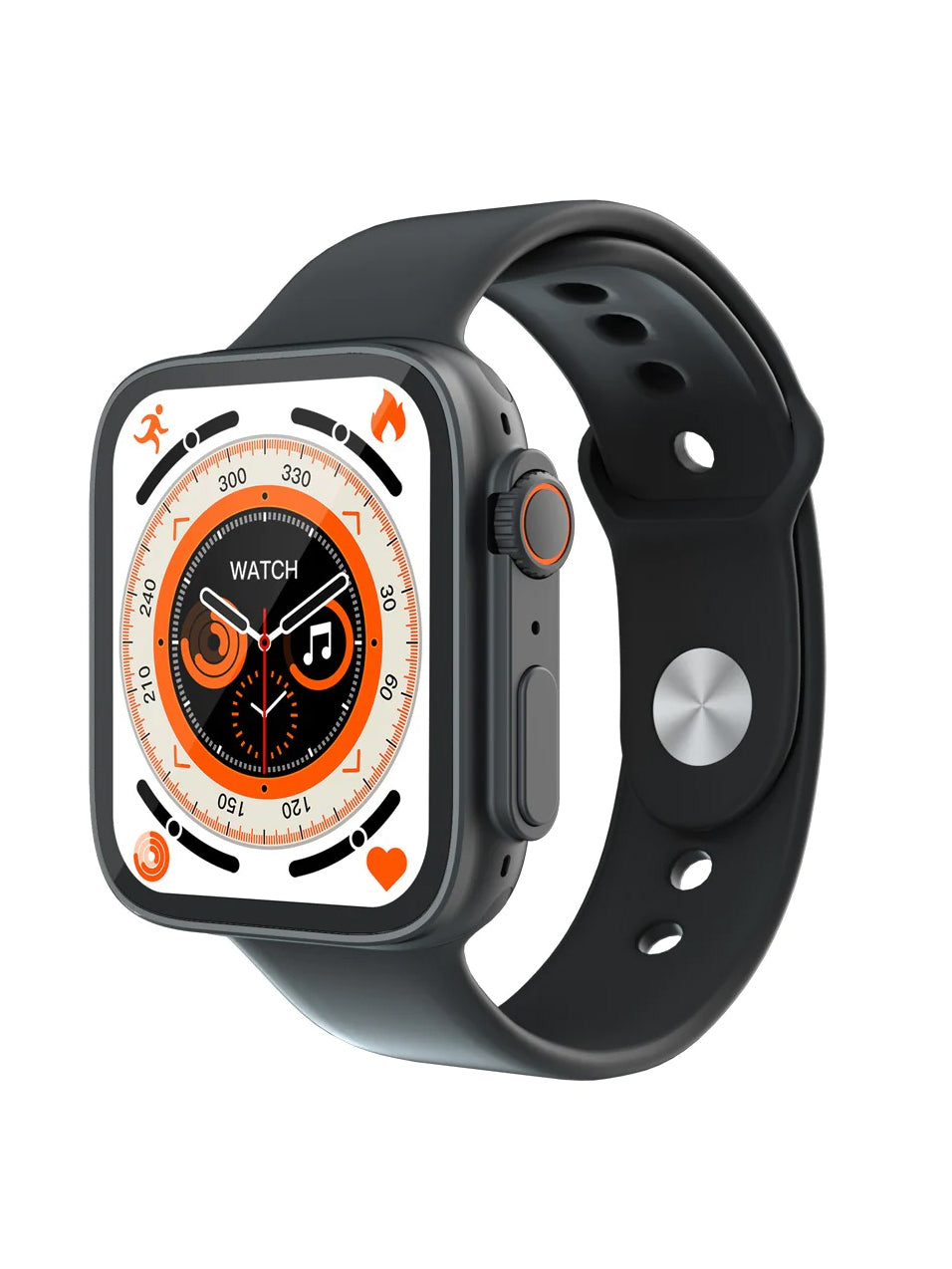 Gs8 Ultra Iwo Smart Watch Series 8 Sport Waches Men Women Nfc Bt Call Wireless Charging Smartwatch-Black-BR575