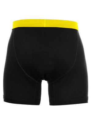 Classic Sport Single Jersey Boxer Brief For Men-Black-BR802