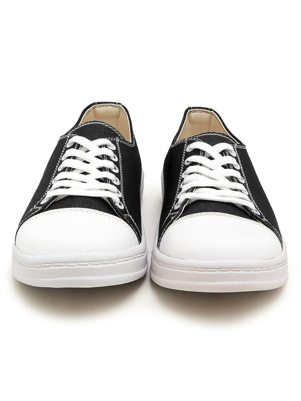 Men Vans Style Sneaker Shoes-Black-RT1863