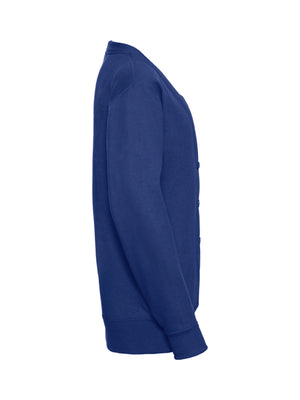 Russell Fleece Cardigan Sweatshirt For Kids-Blue-SP217