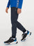 ADS Fleece Slim Fit Jogger Trouser For Kids-Light Navy Melange-RT221