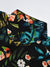Premium Half Sleeve Slim Fit Casual Shirt For Men-Black with Allover Floral Print-RT758