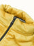 Mango Velvet Quilted Zipper Mock Neck Jacket For Kids-Yellow-BE15502
