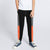 Next Slim Fit Jogger Trouser For Kids-Black with Dark Grey & Orange Panels-SP2611