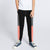 Next Slim Fit Jogger Trouser For Kids-Black with Dark Grey & Laim Pink Panels-SP2595