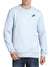 NK Crew Neck Fleece Sweatshirt For Men-Sky Melange-RT134