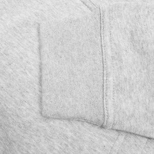 NK Fleece Cozy Classic Sweatshirt For Ladies-Grey Melange-RT896