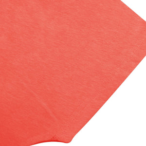 NK Fleece Short Sleeve Hoodie For Ladies-Dark Coral Orange-SP4551