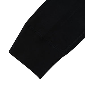NK Fleece Slim Fit Without Pockets Jogger Trouser For Ladies-Black-SP5 -  BrandsEgo