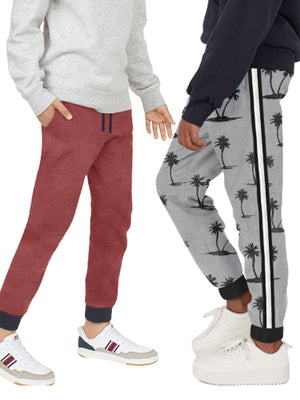 Pack Of 2 Slim Fit Jogger Trouser For Kids