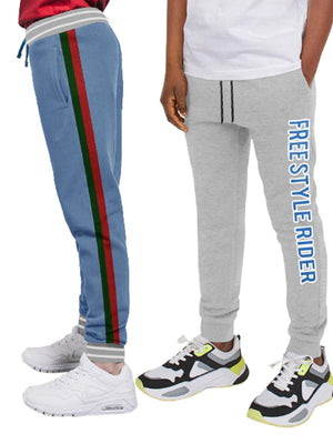 Pack Of 2 Slim Fit Jogger Trouser For Kids