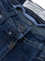 Time Zone Grinding Jeans Short For Ladies-Dark Navy Faded-BR146