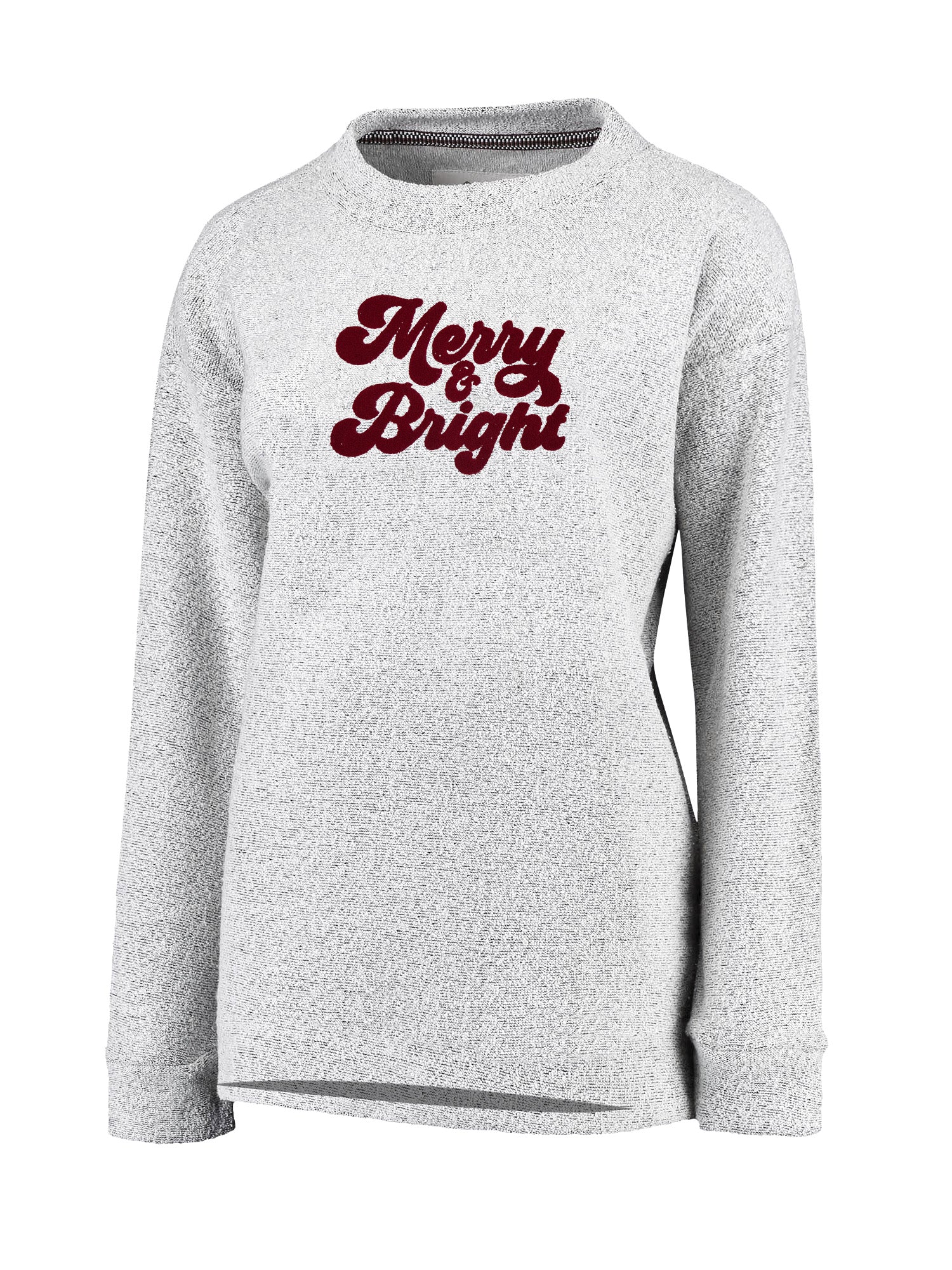 Royce Comfy Terry Sweatshirt For Ladies-Silver-RT854 - XL - BrandsEgo