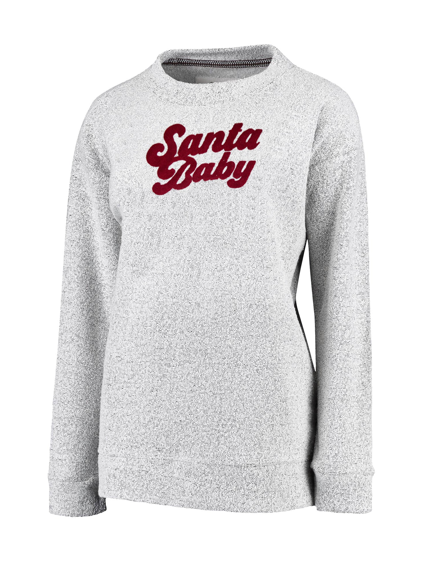 Royce Comfy Terry Sweatshirt For Ladies-Silver-RT854